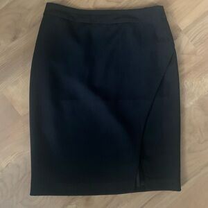 Fully Lined Asymmetrical Slit Pencil Skirt: Mexx Metropolitan